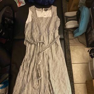 New with tags jumper Grey and white stripes